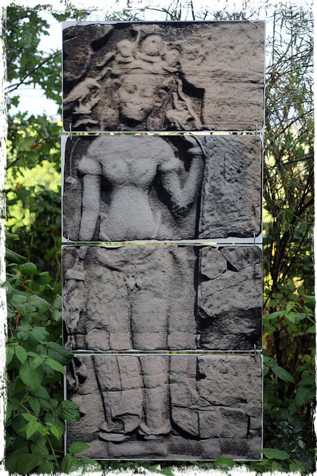 Kunstprojekt der Künstlerin Andrea Markand Gesichter in Stein Stipendium 2021